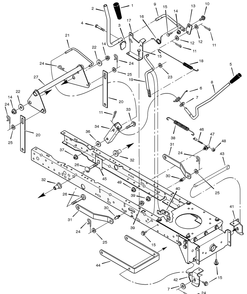 Part Location Diagram of 1001098 Murray Plate, Stiffening